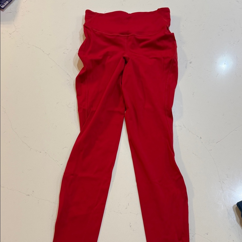 Lululemon Red Leggings
